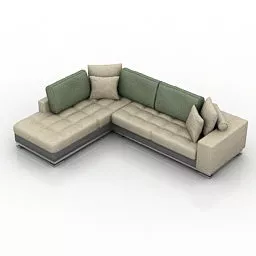 Modern Sofa Corner Style 3d model