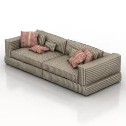 Living Room Modern Sofa Caresse 3d model Living Room Modern Sofa Caresse 3d model