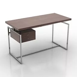 Minimalist Work Table 3d model