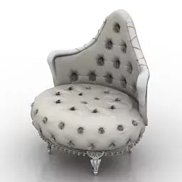 Classic Luxury Armchair 3d model
