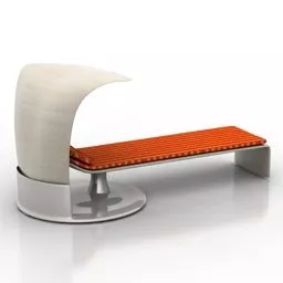 Home Stylized Lounge Chair Dedon 3d model