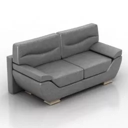 Two Seats Sofa Lagoon Design 3d model