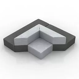 Corner Design Sofa 3d model