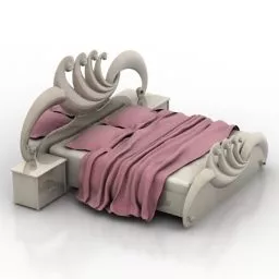 Stylized Bed 3d model Stylized Bed 3d model