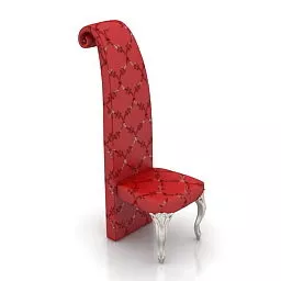 Ultra High Back Chair 3d model