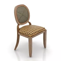 Vintage Dressing Chair 3d model