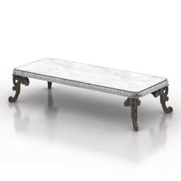 Antique Legs Table 3d model