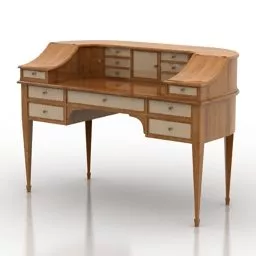 Antique Working Table Francesko 3d model
