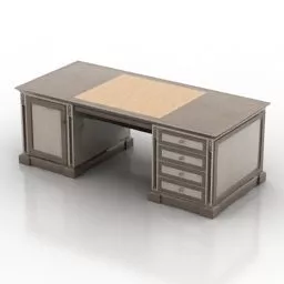 Office Big Table Gocce 3d model