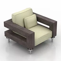 Home Modern Armchair 3d model Home Modern Armchair 3d model