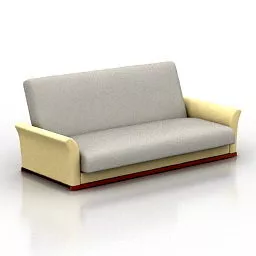 Modernism Bench With Stool 3d model