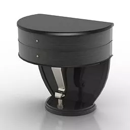 Black Console Table 3d model