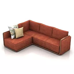 Corner Sofa Aesthetic 3d model