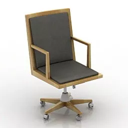 Office Wheels Armchair Morelato 3d model