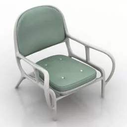 Vintage Armchair Ceccotti 3d model