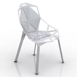Plastic Polygon Armchair 3d model