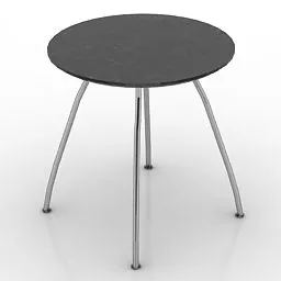 Round Table Simple Design 3d model Round Table Simple Design 3d model