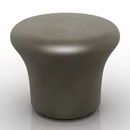 Stylized Cylinder Seat 3d model