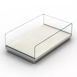 Minimalist Glass Table 3d model Minimalist Glass Table 3d model