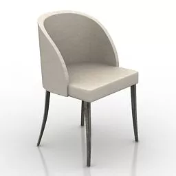 Restaurant Dinning Armchair 3d model
