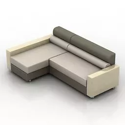 Sectional Sofa Living Room Furniture 3d model