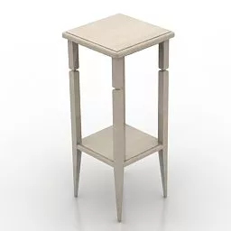 Living Room Square Rack 3d model