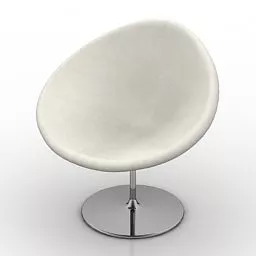Modern One Leg Armchair Globe 3d model
