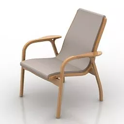 Wooden Armchair Laminett 3d model Wooden Armchair Laminett 3d model