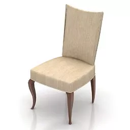 Retro High Back Chair 3d model