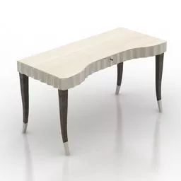 Curved Table Design 3d model