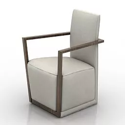 Armchair Otello Design 3d model