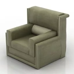 Cube Armchair Busoni 3d model
