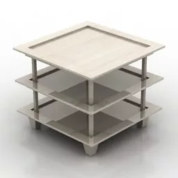 Coffee Table 3 Layers 3d model Coffee Table 3 Layers 3d model