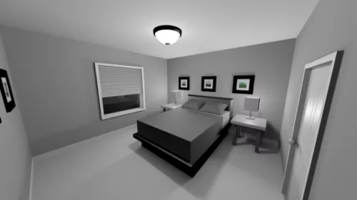 Minimalist Bedroom Design 3d model Minimalist Bedroom Design 3d model