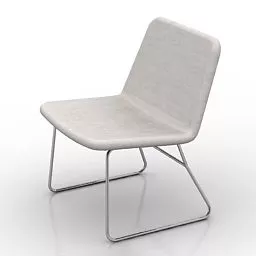Lounge Chair Ski Design 3d model