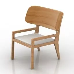 Armchair Carton Design 3d model