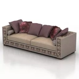 Classic Eastern Sofa 3d model