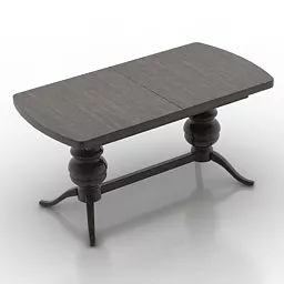 Coffee Table Vintage Legs 3d model