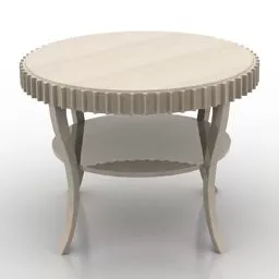 Round Table Antique Design 3d model Round Table Antique Design 3d model