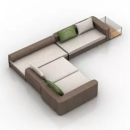 Sofa Sectional Design 3d model