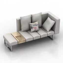 Lunge Sofa Ghazala 3d model