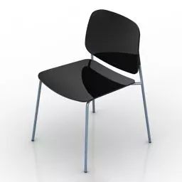 Chair Sonar Plastic Back Top 3d model