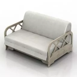 Antique Sofa Chicago 3d model