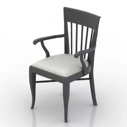 Restaurant Armchair Aston 3d model