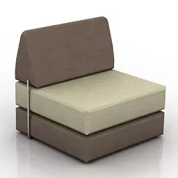 Hall Hotel Armchair 3d model