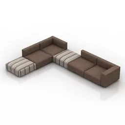 Corner Sofa Dune 3d model