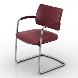 Office Staff Single Chair 3d model