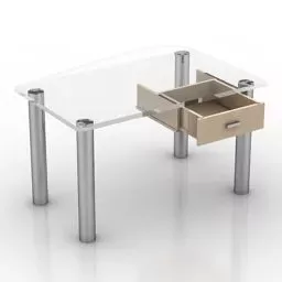 Glass Table Fasano 3d model Glass Table Fasano 3d model