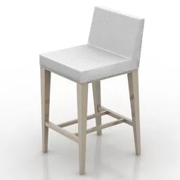 Single Bar Chair Zoe 3d model Single Bar Chair Zoe 3d model
