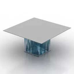 Square Table Boboli 3d model